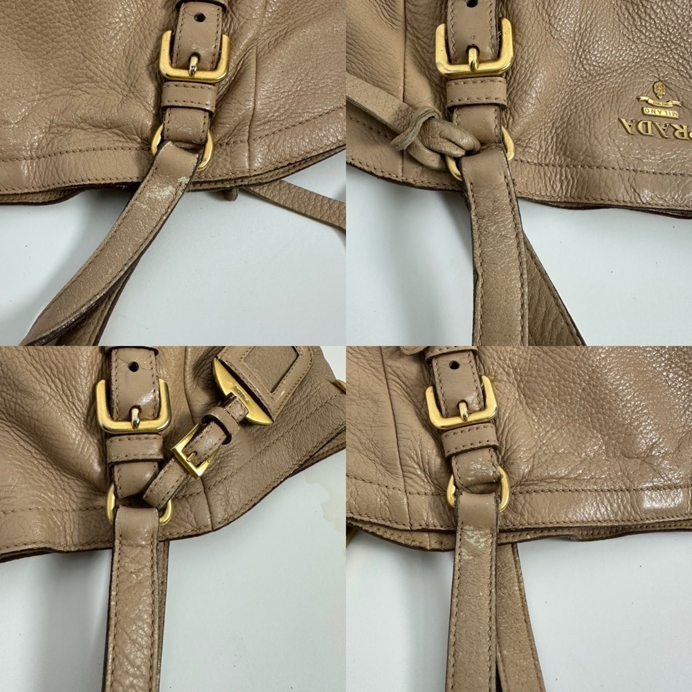 Prada Leather Tote with Gold Hardware - Picture 9 of 14